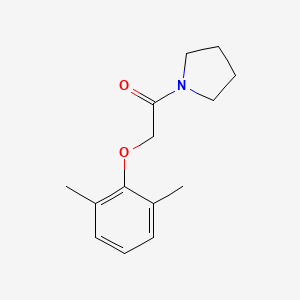 molecular formula C14H19NO2 B7486022 2-(2,6-Dimethylphenoxy)-1-pyrrolidin-1-ylethanone 