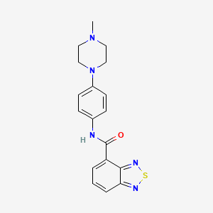 N-[4-(4-methylpiperazin-1-yl)phenyl]-2,1,3-benzothiadiazole-4-carboxamide