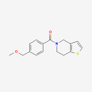 6,7-dihydro-4H-thieno[3,2-c]pyridin-5-yl-[4-(methoxymethyl)phenyl]methanone