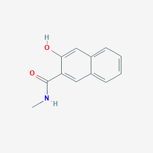 molecular formula C12H11NO2 B7486229 3-Hydroxy-N-methyl-2-naphthamide 