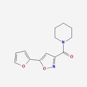 1-{[5-(2-Furyl)isoxazol-3-yl]carbonyl}piperidine