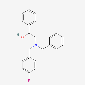 2-[Benzyl(4-fluorobenzyl)amino]-1-phenyl-1-ethanol