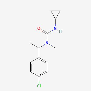 1-[1-(4-Chlorophenyl)ethyl]-3-cyclopropyl-1-methylurea