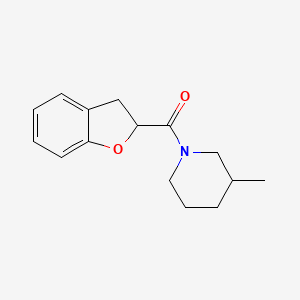 2,3-Dihydro-1-benzofuran-2-yl-(3-methylpiperidin-1-yl)methanone