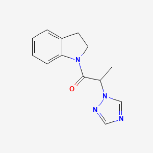 1-(2,3-Dihydroindol-1-yl)-2-(1,2,4-triazol-1-yl)propan-1-one