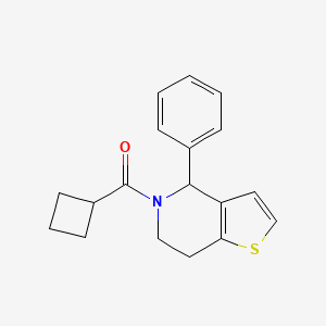 cyclobutyl-(4-phenyl-6,7-dihydro-4H-thieno[3,2-c]pyridin-5-yl)methanone