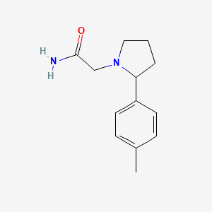 2-[2-(4-Methylphenyl)pyrrolidin-1-yl]acetamide