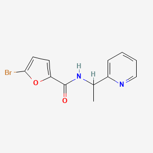 5-bromo-N-(1-pyridin-2-ylethyl)furan-2-carboxamide