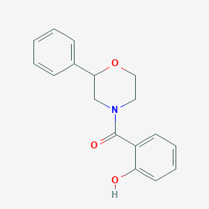 (2-Hydroxyphenyl)-(2-phenylmorpholin-4-yl)methanone