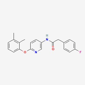 N-[6-(2,3-dimethylphenoxy)pyridin-3-yl]-2-(4-fluorophenyl)acetamide