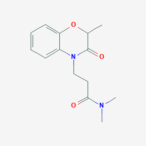 N,N-dimethyl-3-(2-methyl-3-oxo-1,4-benzoxazin-4-yl)propanamide