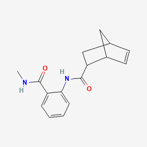 molecular formula C16H18N2O2 B7486804 N-[2-(methylcarbamoyl)phenyl]bicyclo[2.2.1]hept-5-ene-2-carboxamide 