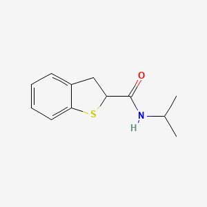 N-propan-2-yl-2,3-dihydro-1-benzothiophene-2-carboxamide