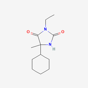 5-Cyclohexyl-3-ethyl-5-methylimidazolidine-2,4-dione