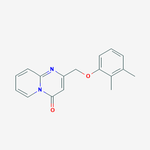 molecular formula C17H16N2O2 B7486894 2-[(2,3-Dimethylphenoxy)methyl]pyrido[1,2-a]pyrimidin-4-one 