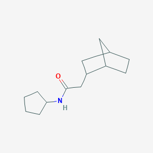 2-(2-bicyclo[2.2.1]heptanyl)-N-cyclopentylacetamide