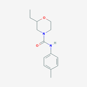 2-ethyl-N-(4-methylphenyl)morpholine-4-carboxamide