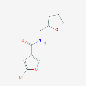 5-bromo-N-(oxolan-2-ylmethyl)furan-3-carboxamide