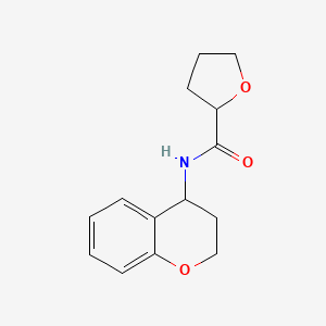 N-(3,4-dihydro-2H-chromen-4-yl)oxolane-2-carboxamide