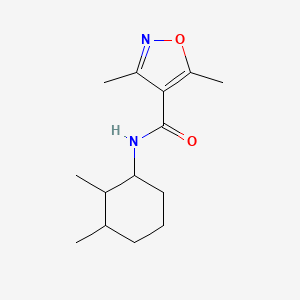 N-(2,3-dimethylcyclohexyl)-3,5-dimethyl-1,2-oxazole-4-carboxamide