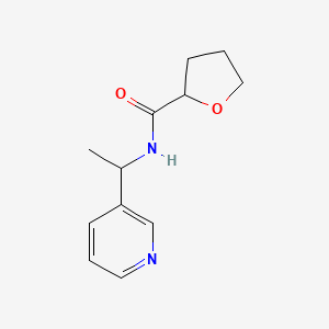 molecular formula C12H16N2O2 B7487110 N-(1-pyridin-3-ylethyl)oxolane-2-carboxamide 