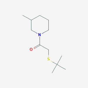 2-Tert-butylsulfanyl-1-(3-methylpiperidin-1-yl)ethanone