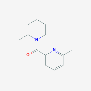 molecular formula C13H18N2O B7487188 (2-Methylpiperidin-1-yl)-(6-methylpyridin-2-yl)methanone 