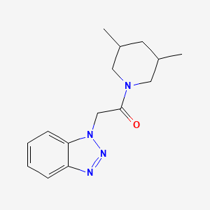 2-(Benzotriazol-1-yl)-1-(3,5-dimethylpiperidin-1-yl)ethanone