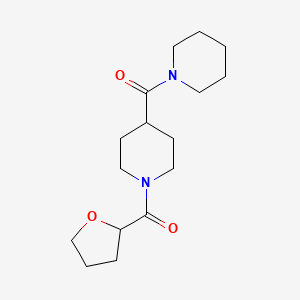 [1-(Oxolane-2-carbonyl)piperidin-4-yl]-piperidin-1-ylmethanone