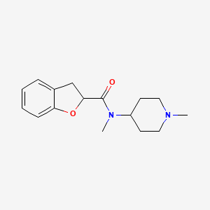 N-methyl-N-(1-methylpiperidin-4-yl)-2,3-dihydro-1-benzofuran-2-carboxamide