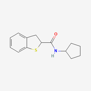 N-cyclopentyl-2,3-dihydro-1-benzothiophene-2-carboxamide