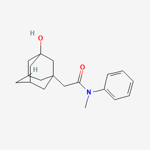 2-(3-hydroxy-1-adamantyl)-N-methyl-N-phenylacetamide