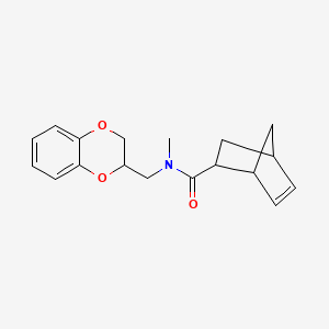 N-(2,3-dihydro-1,4-benzodioxin-3-ylmethyl)-N-methylbicyclo[2.2.1]hept-5-ene-2-carboxamide