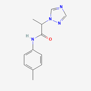 N-(4-methylphenyl)-2-(1,2,4-triazol-1-yl)propanamide