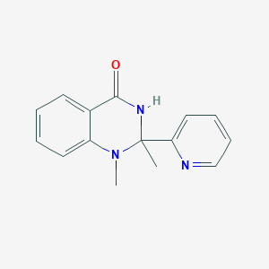 1,2-dimethyl-2-pyridin-2-yl-3H-quinazolin-4-one