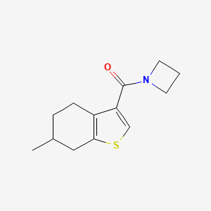 Azetidin-1-yl-(6-methyl-4,5,6,7-tetrahydro-1-benzothiophen-3-yl)methanone