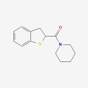 2,3-Dihydro-1-benzothiophen-2-yl(piperidin-1-yl)methanone