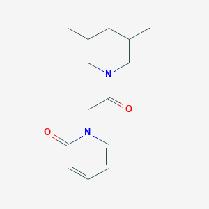 1-[2-(3,5-Dimethylpiperidin-1-yl)-2-oxoethyl]pyridin-2-one