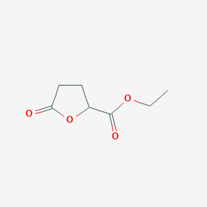B074875 Ethyl 5-oxooxolane-2-carboxylate CAS No. 1126-51-8