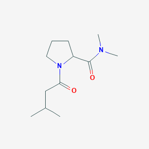 N,N-dimethyl-1-(3-methylbutanoyl)pyrrolidine-2-carboxamide