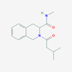 N-methyl-2-(3-methylbutanoyl)-3,4-dihydro-1H-isoquinoline-3-carboxamide