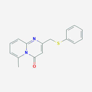 6-Methyl-2-(phenylsulfanylmethyl)pyrido[1,2-a]pyrimidin-4-one