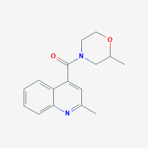 (2-Methylmorpholin-4-yl)-(2-methylquinolin-4-yl)methanone