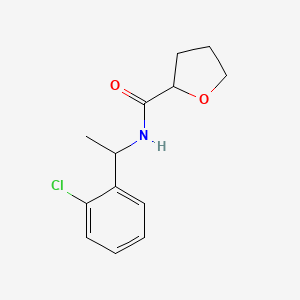 N-[1-(2-chlorophenyl)ethyl]oxolane-2-carboxamide