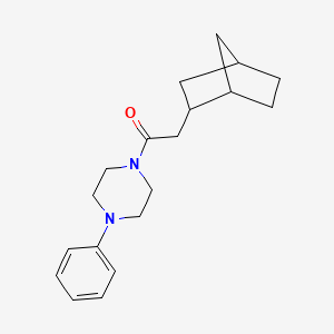 2-(2-Bicyclo[2.2.1]heptanyl)-1-(4-phenylpiperazin-1-yl)ethanone