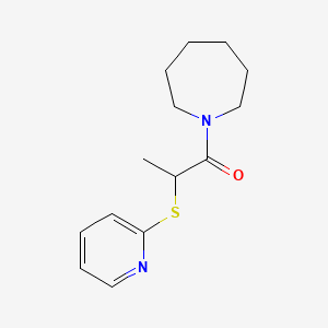 1-(Azepan-1-yl)-2-pyridin-2-ylsulfanylpropan-1-one