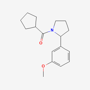 Cyclopentyl-[2-(3-methoxyphenyl)pyrrolidin-1-yl]methanone