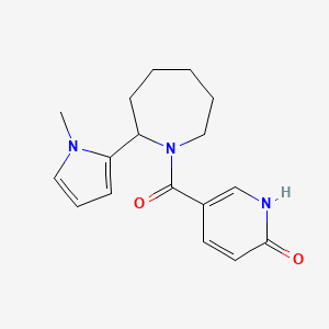 5-[2-(1-methylpyrrol-2-yl)azepane-1-carbonyl]-1H-pyridin-2-one