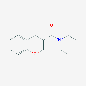 N,N-diethyl-3,4-dihydro-2H-chromene-3-carboxamide