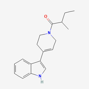 1-[4-(1H-indol-3-yl)-3,6-dihydro-2H-pyridin-1-yl]-2-methylbutan-1-one